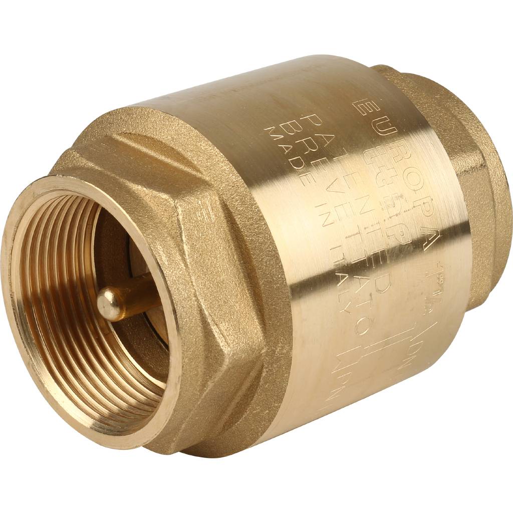 Клапан обратный пружинный муфтовый с металлическим седлом Itap EUROPA 100 1 1/2