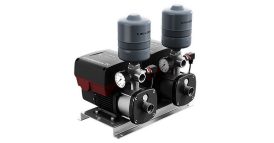 GRUNDFOS представляет новую установку повышения давления CMBE TWIN GRUNDFOS представляет новую установку повышения давления CMBE TWIN